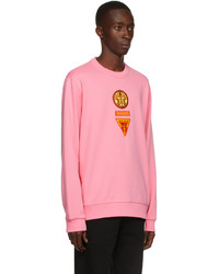 rosa bedrucktes Sweatshirt von Burberry