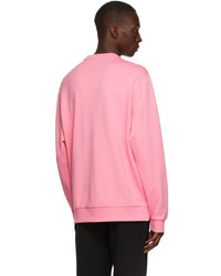 rosa bedrucktes Sweatshirt von Burberry