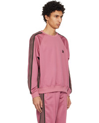 rosa bedrucktes Sweatshirt von Needles