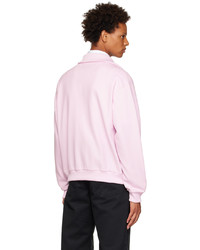 rosa bedrucktes Sweatshirt von Raf Simons