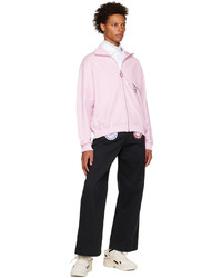 rosa bedrucktes Sweatshirt von Raf Simons