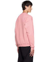 rosa bedrucktes Sweatshirt von Moschino