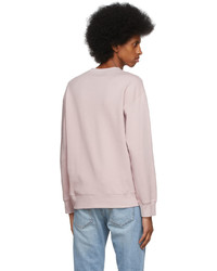 rosa bedrucktes Sweatshirt von Brunello Cucinelli