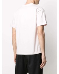 rosa bedrucktes T-Shirt mit einem Rundhalsausschnitt von Jacquemus