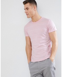 rosa bedrucktes T-Shirt mit einem Rundhalsausschnitt von French Connection