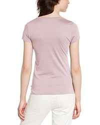 rosa bedrucktes T-Shirt mit einem Rundhalsausschnitt von Levi's