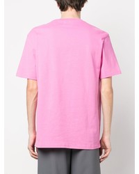 rosa bedrucktes T-Shirt mit einem Rundhalsausschnitt von Isabel Marant