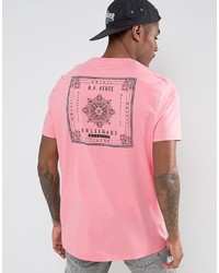 rosa bedrucktes T-shirt von Asos