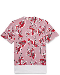 rosa bedrucktes T-shirt von Marni