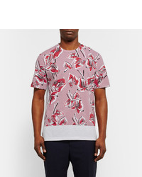 rosa bedrucktes T-shirt von Marni