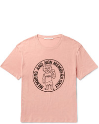 rosa bedrucktes T-shirt von Stella McCartney