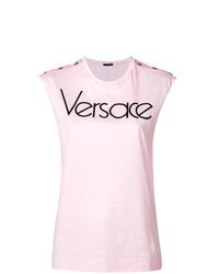 rosa bedrucktes Trägershirt von Versace