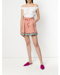 rosa bestickte Shorts von All Things Mochi