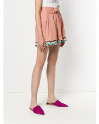 rosa bestickte Shorts von All Things Mochi