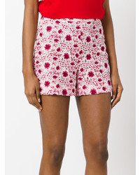 rosa bestickte Shorts von Giambattista Valli