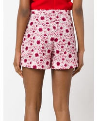 rosa bestickte Shorts von Giambattista Valli