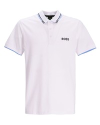 rosa besticktes Polohemd von BOSS