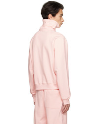 rosa besticktes Sweatshirt von Recto