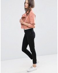 rosa Bikerjacke von Asos