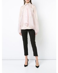 rosa Bluse mit Knöpfen von Balossa White Shirt