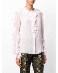rosa Bluse mit Knöpfen von Giambattista Valli