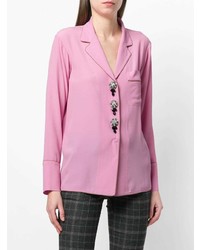 rosa Bluse mit Knöpfen von N°21