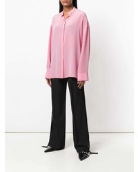 rosa Bluse mit Knöpfen von Haider Ackermann
