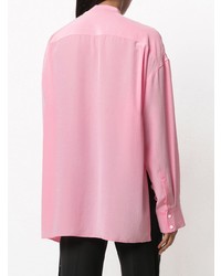 rosa Bluse mit Knöpfen von Haider Ackermann
