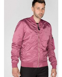 rosa Bomberjacke von Alpha Industries