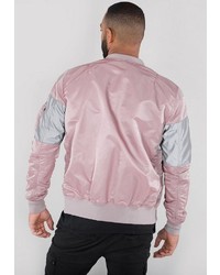 rosa Bomberjacke von Alpha Industries