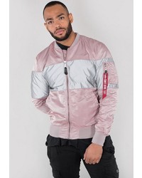 rosa Bomberjacke von Alpha Industries