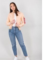 rosa Bomberjacke von Alpha Industries