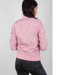 rosa Bomberjacke von Alpha Industries