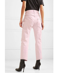 rosa Boyfriend Jeans von Palm Angels