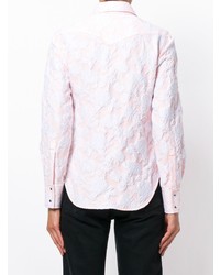 rosa Businesshemd mit Blumenmuster von Calvin Klein 205W39nyc