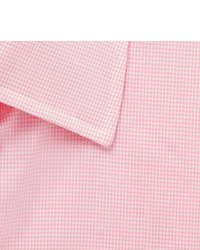 rosa Businesshemd mit Vichy-Muster von Turnbull & Asser