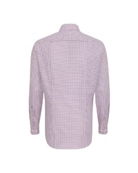 rosa Businesshemd mit Vichy-Muster von Seidensticker