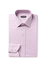 rosa Businesshemd mit Vichy-Muster von Tom Ford