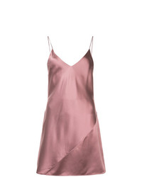 rosa Camisole-Kleid aus Satin von Fleur Du Mal