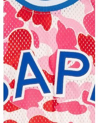 rosa Camouflage Trägershirt von A Bathing Ape