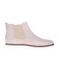 rosa Chelsea Boots aus Leder von Apple of Eden