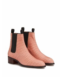 rosa Chelsea Boots aus Leder von Giuseppe Zanotti