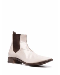 rosa Chelsea Boots aus Leder von Premiata