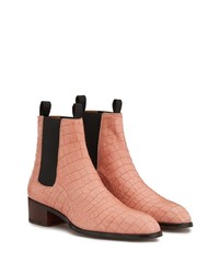 rosa Chelsea Boots aus Leder von Giuseppe Zanotti