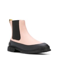 rosa Chelsea Boots aus Leder von Camper