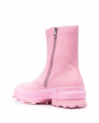 rosa Chelsea Boots aus Leder von CamperLab