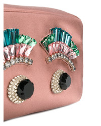 rosa Clutch von Anya Hindmarch