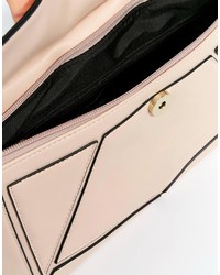 rosa Clutch von Asos