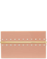 rosa Clutch von Charlotte Olympia