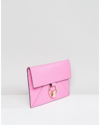 rosa Clutch von Asos